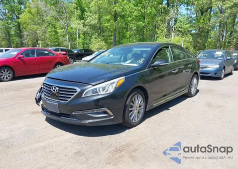 2015 Hyundai Sonata Limited z USA, uszkodzony, nr VIN 5NPE34AF5FH021008